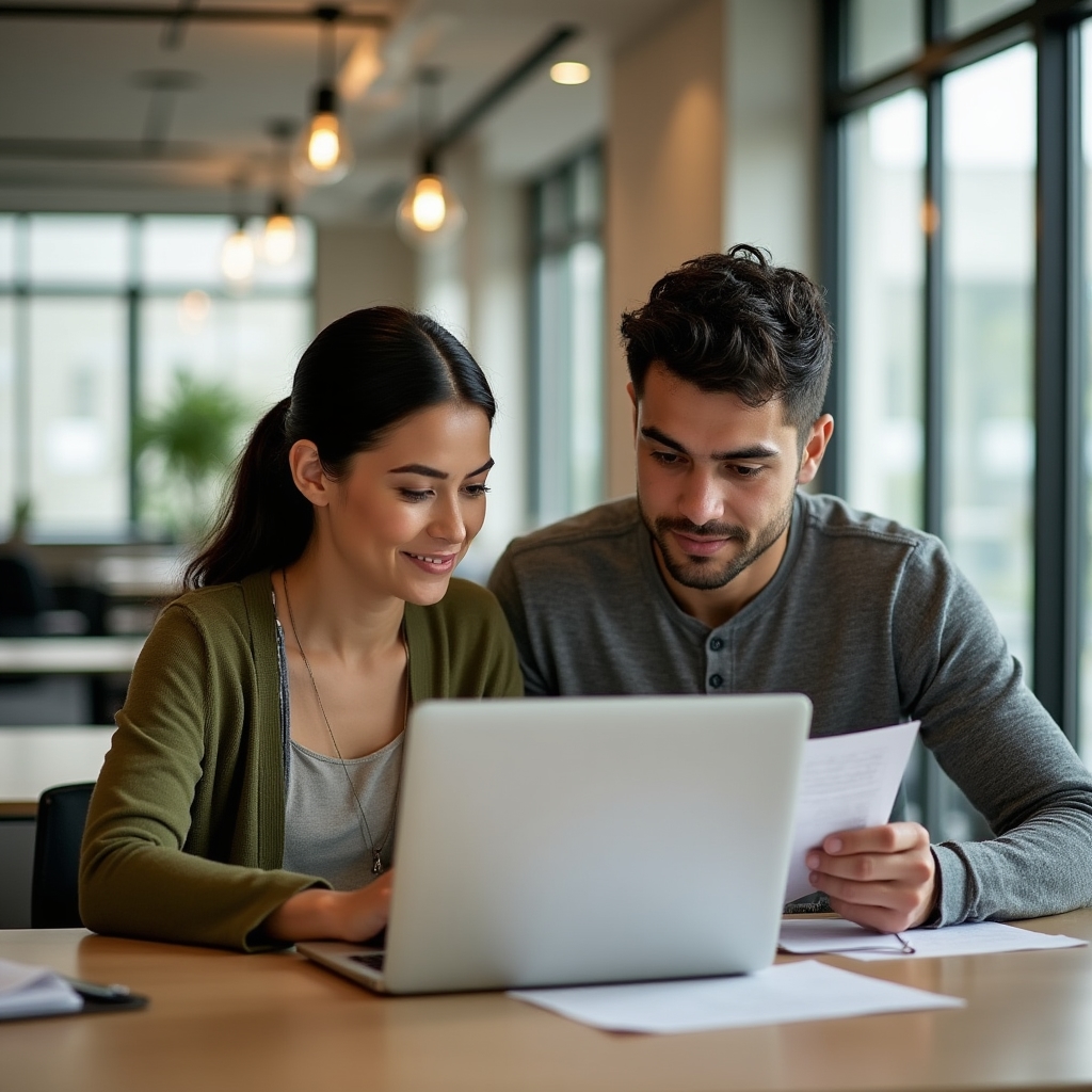 Equipo de Puerto ST trabajando en material de preparación para el examen